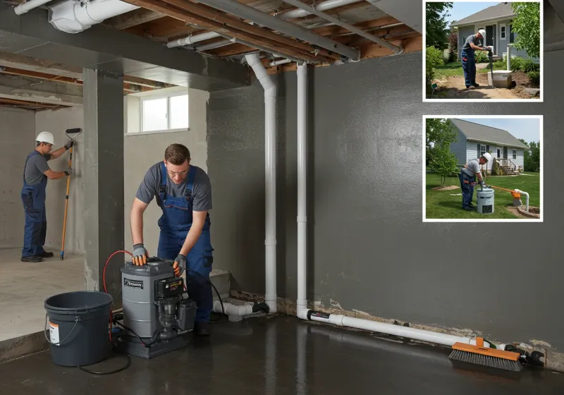 Basement Waterproofing and Flood Prevention process in Sneads, FL